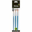 Wonday - Pack de 3 pinceaux ronds - N° 4, 8, 12