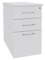 Caisson bout de bureau IDRA/DUAL - L43 x P80 cm - Blanc perle