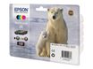 Epson 26 Ours polaire - Pack de 4 - noir, cyan, magenta, jaune - cartouche d'encre originale