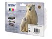Epson 26XL Ours Polaire - Pack de 4 - noir, cyan, magenta, jaune - cartouche d'encre originale