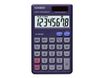 Calculatrice de poche Casio SL-300VER - 8 chiffres - alimentation batterie et solaire