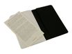 Moleskine Cahier Pocket - 3 journaux - 9 x 14 cm - 64 pages - ligné - noir