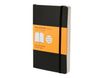 Moleskine Pocket - Carnet - 9 x 14 cm - 192 pages - ligné - noir