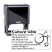 Tampon personnalisé avec 9 lignes de texte - zone d'impression 75 x 38 mm - Trodat Printy 4926
