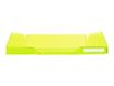 Exacompta COMBO Glossy - Corbeille à courrier vert anis translucide