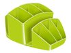 CEP Gloss - Multipot à crayons 8 compartiments - vert anis