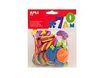 APLI kids - Forme à décorer - 120 mousses - chiffres - bleu, jaune, rouge, vert, orange