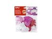 Apli - Sachet de gommettes en mousse - motifs cœurs - blanc, rouge, rose
