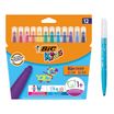 BIC Kids Couleurs Baby - 12 Feutres - pointe extra large