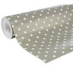 Clairefontaine Excellia - Papier cadeau - 70 cm x 50 m - 80 g/m² - pois fond taupe