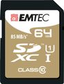 Emtec Elite Gold - carte mémoire 64 Go - Class 10 - SDXC UHS-I U1