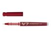 Pilot Hi-Tecpoint V7 - Roller rechargeable - 0,7 mm - rouge