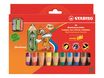 Stabilo woody 3 in 1 - 10 Crayons de couleur - 10 mm - couleurs assorties