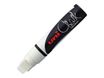 UNI CHALK - Marqueur craie - pointe extra large - blanc