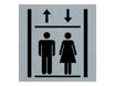Pickup Alulook - Pictogramme Ascenseur - 80 x 80 mm