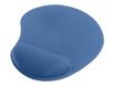 Ednet - Tapis de souris avec repose-poignet - Bleu