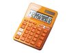 Calculatrice de bureau Canon LS- 123K - 12 chiffres - alimentation batterie et solaire - orange