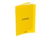 Conquérant Classique - Cahier polypro 24 x 32 cm - 96 pages - grands carreaux (Seyes) - jaune