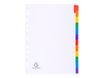 Exacompta Nature Future - Intercalaire 12 positions - A4 - carte blanche