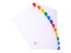 Exacompta Nature Future - Intercalaire 12 positions - A4 Maxi - carte blanche