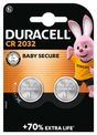 DURACELL CR2032 - 2 piles boutons - 3V