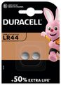 DURACELL LR44 - 2 piles boutons spéciales - 1,5V