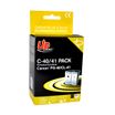Cartouche remanufacturée Canon PG-40/CL-41 - pack de 2 - noir, cyan, magenta, jaune - Uprint