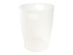 Exacompta Ecobin - Corbeille à papier 15L - blanc glacé translucide
