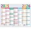 Calendrier Multicolore 29,5 x 22 cm - Septembre à Septembre - Exacompta