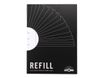 ATOMA - Recharge - A4 - 60 feuilles / 120 pages - blanc - petits carreaux