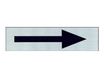 Pickup - Plaque de signalisation - 165 x 44 mm - autocollant - flèche de direction