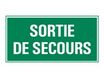 Pickup - Panneau de signalisation - 300 x 150 mm - Sortie de secours