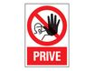 Pickup - Pictogramme - Privé - 230 x 330 mm