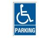 Pickup - Plaque de signalisation - 230 x 330 mm - parking invalide