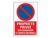 Pickup - Panneau Propriété privée - 230 x 330 mm