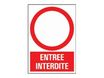 Pickup - Panneau Entrée interdite 2 - 230 x 330 mm