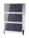 Caisson de bureau mobile EASYBOX - 3 tiroirs - Anthracite
