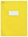 Oxford Strong Line - Protège cahier sans rabat - 24 x 32 cm - jaune opaque
