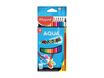 Maped Color'Peps Aqua - 12 Crayons de couleurs aquarellables - couleurs assorties - 2.9 mm