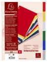 Exacompta - Intercalaires 6 positions - A4 - polypropylène coloré