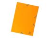 Exacompta - Chemise polypro à rabats - A4 - pour 150 feuilles - jaune opaque