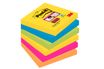 Post-it - 6 Blocs notes de 90 feuilles Super Sticky Rio - couleurs vives assorties - 76 x 76 mm