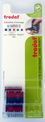 Trodat - 3 Encriers bicolores 6/4850 recharges pour tampon Printy 4850 - bleu/rouge