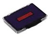 Trodat - 3 Encriers bicolores 6/53/2 recharges pour tampon 5440 - bleu/rouge
