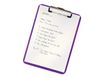 Leitz - Porte-bloc A4 - pour 80 feuilles - violet