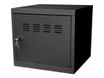 Casier cube / Vestiaire - 36 x 40 x 40 cm - noir