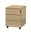 Caisson mobile - 3 tiroirs - beige - 56,7 x 54,1 x 41,8 cm
