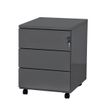 Caisson mobile - 3 tiroirs - anthracite - 56,7 x 54,1 x 41,8 cm