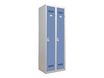 Vestiaire Industrie Propre - 2 portes - 180 x 60 x 50 cm - gris/bleu
