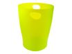 Exacompta Ecobin - Corbeille à papier 15L - vert anis translucide